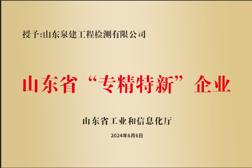 山东省“专精特新”企业